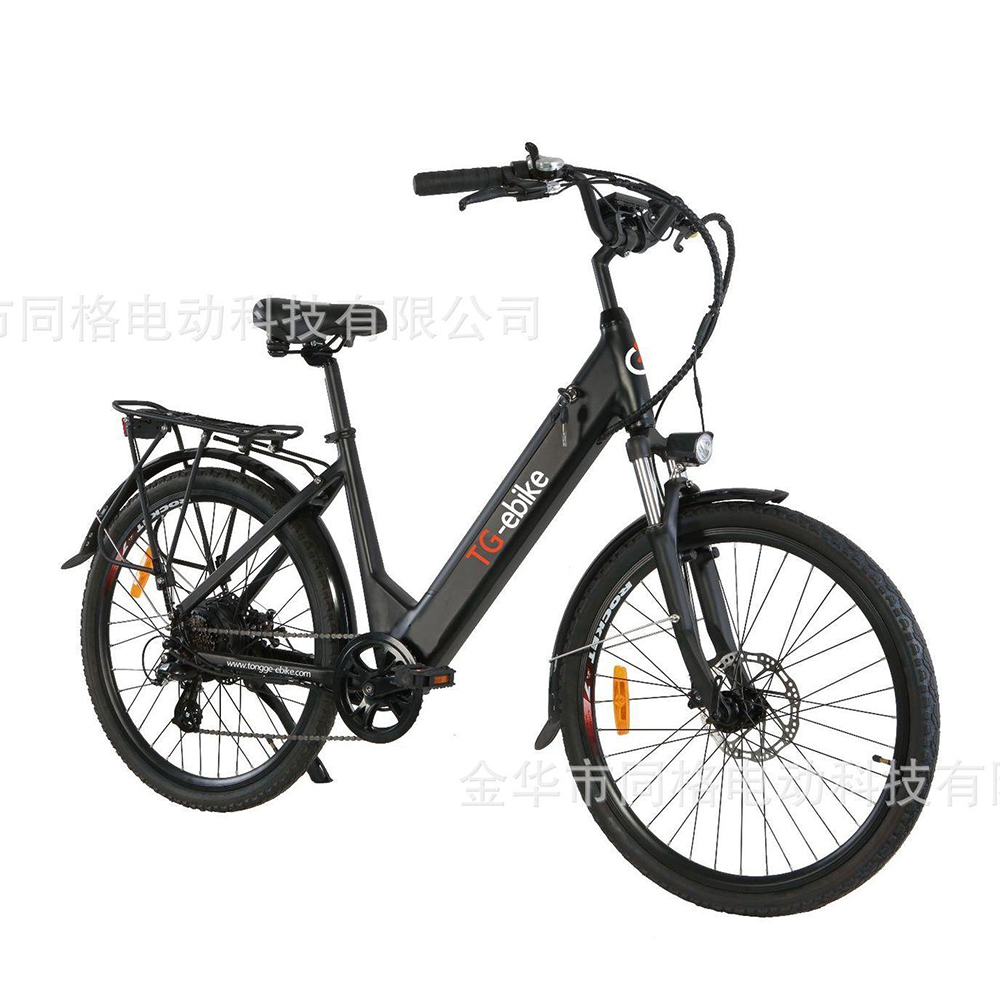 TG-CM006 City Bike Electric   Black