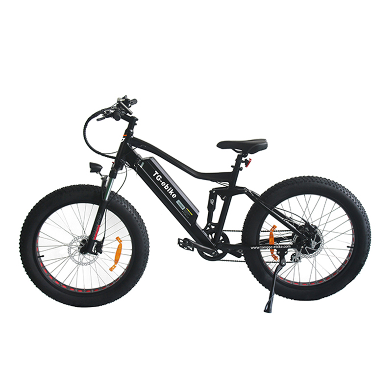 TG-S011  mountain bike electric bicycle MTB suspension bike factory