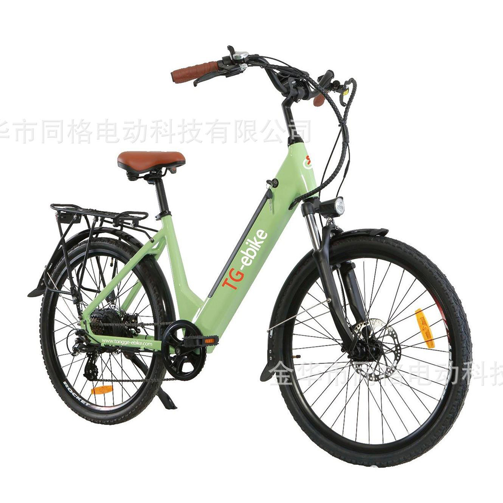 TG-CM006 City Bike Electric   Green