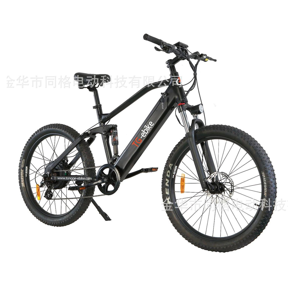 TG-M011 Suspension Mountain Bike Electric Black 